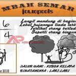 Syair SD Mbah Semar 24 Oktober 2018 