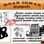 Syair SD Mbah Semar 29 Oktober 2018 