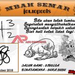 Syair SD Mbah Semar 30 Oktober 2018 