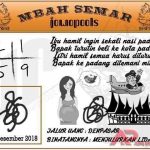 Syair SD Mbah Semar 25 Desember 2018