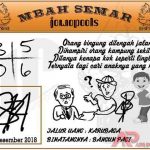 Syair SD Mbah Semar 28 Desember 2018