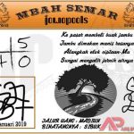 Syair SD Mbah Semar 02 Januari 2019