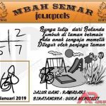 Syair SD Mbah Semar 07 Januari 2019