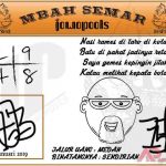 Syair SD Mbah Semar 08 Januari 2019