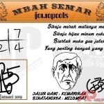 Syair SD Mbah Semar 09 Januari 2019