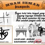 Syair SD Mbah Semar 11 Januari 2019