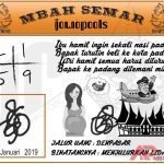 Syair SD Mbah Semar 16 Januari 2019