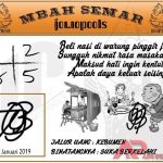 Syair SD Mbah Semar 17 Januari 2019