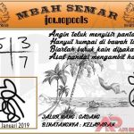 Syair SD Mbah Semar 19 Januari 2019