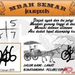 Syair SD Mbah Semar 28 Januari 2019