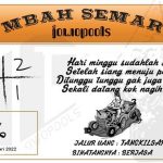 Syair HK Mbah Semar 23 Januari 2022