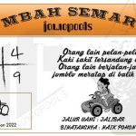 Syair HK Mbah Semar 12 Februari 2022