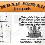 Syair HK Mbah Semar 17 Februari 2022