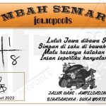 Syair HK Mbah Semar 09 Maret 2022