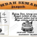 Syair HK Mbah Semar 25 April 2022