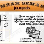 Syair HK Mbah Semar 21 Mei 2022