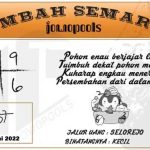 Syair SD Mbah Semar 03 Juni 2022