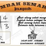 Syair HK Mbah Semar 07 Juni 2022