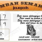 Syair HK Mbah Semar 08 Juni 2022