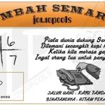 Syair HK Mbah Semar 10 Juni 2022