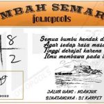 Syair HK Mbah Semar 12 Juni 2022