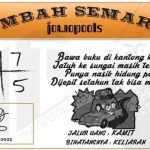 Syair HK Mbah Semar 15 Juni 2022