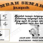 Syair HK Mbah Semar 02 Juli 2022