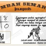 Syair HK Mbah Semar 28 Agustus 2022