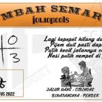 Syair HK Mbah Semar 31 Agustus 2022