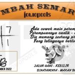 Syair HK Mbah Semar 02 September 2022