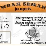 Syair HK Mbah Semar 22 September 2022