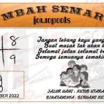 Syair HK Mbah Semar 14 Oktober 2022