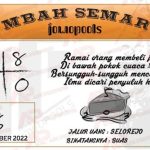 Syair HK Mbah Semar 16 Oktober 2022