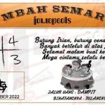 Syair HK Mbah Semar 12 Oktober 2022