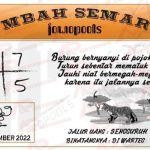 Syair HK Mbah Semar 08 November 2022