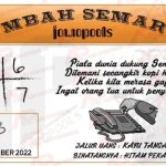 Syair SGP Mbah Semar 28 Desember 2022