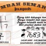 Syair SGP Mbah Semar 29 Desember 2022