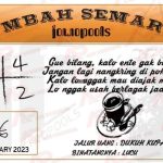 Syair HK Mbah Semar 28 January 2023