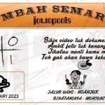 Syair HK Mbah Semar 09 January 2023