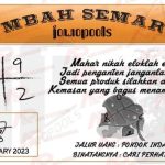 Syair SDY Mbah Semar 03 January 2023