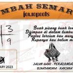 Syair SD Mbah Semar 25 January 2023