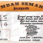 Syair SGP Mbah Semar 18 January 2023