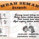 Syair SGP Mbah Semar 19 January 2023
