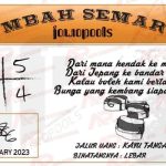 Syair SGP Mbah Semar 30 January 2023