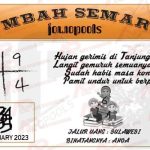 Syair HK Mbah Semar 04 Februari 2023