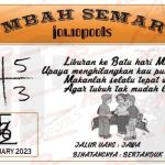 Syair HK Mbah Semar 25 Februari 2023