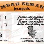 Syair HK Mbah Semar 13 Februari 2023