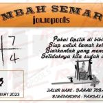 Syair SDY Mbah Semar 27 Februari 2023