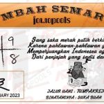 Syair SGP Mbah Semar 05 Februari 2023
