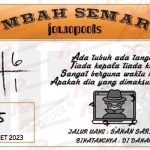 Syair SGP Mbah Semar 02 Maret 2023